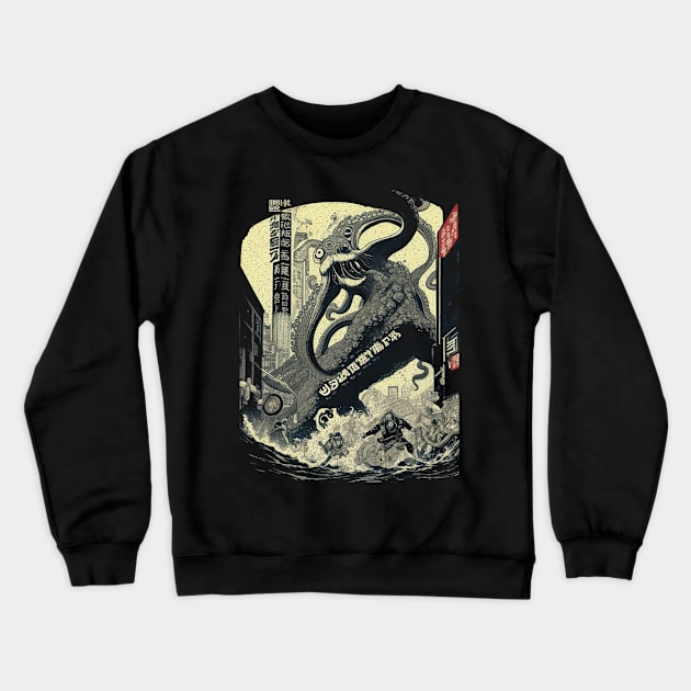 Octopus Attack Crewneck Sweatshirt by HelloDisco